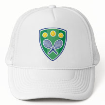 Casquette de tennis blanc avec logo classique