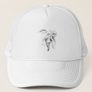 Casquette de tête de cheval de Whte