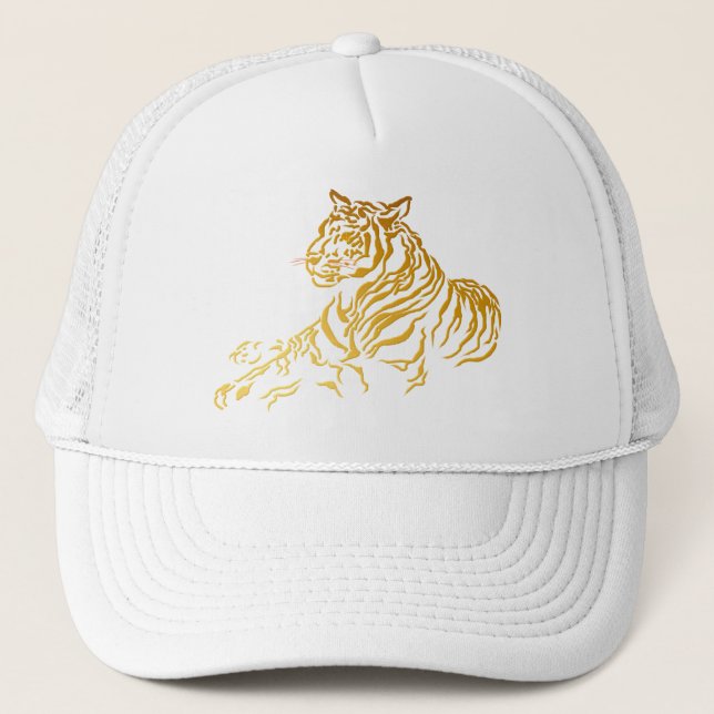 Casquette de tigre d'or (Devant)