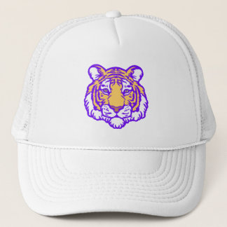 Casquette de tigre violet et or - Cadeau parfait