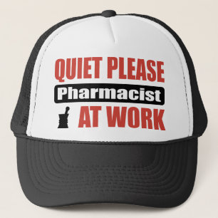 Casquette De tranquillité pharmacien svp au travail