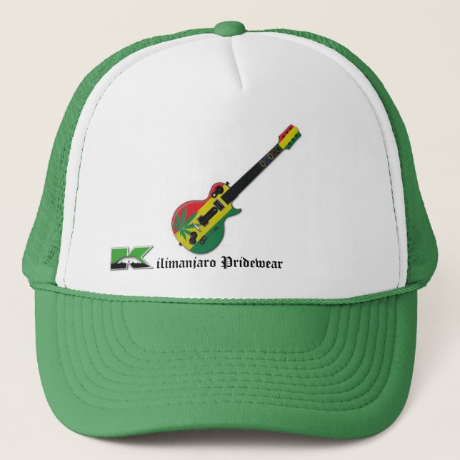 casquette de traqueur de guitare de rasta (Devant)