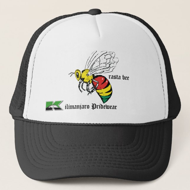 casquette de traqueurs d'abeille de rasta (Devant)