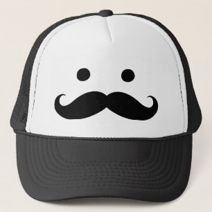Casquette de visage de moustache