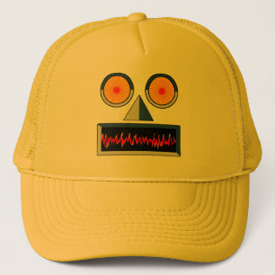 Casquette de visage de robot