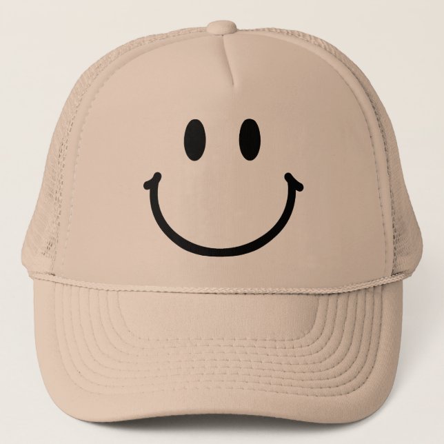 Casquette de visage heureux (Devant)