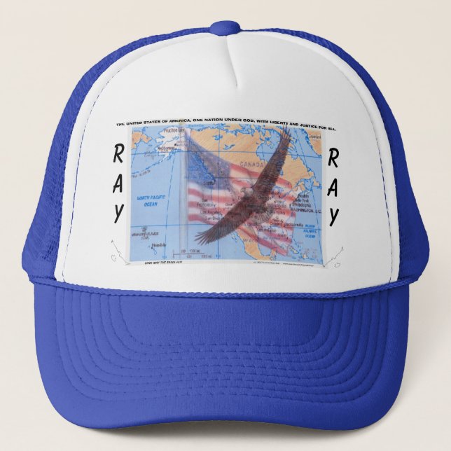 CASQUETTE D'EAGLE D'AMÉRICAIN (Devant)