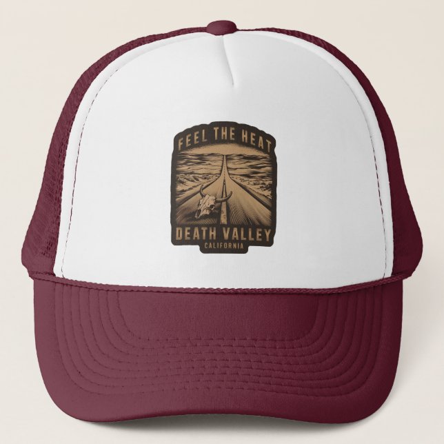 Casquette Death Valley California Sentez La Chaleur (Devant)