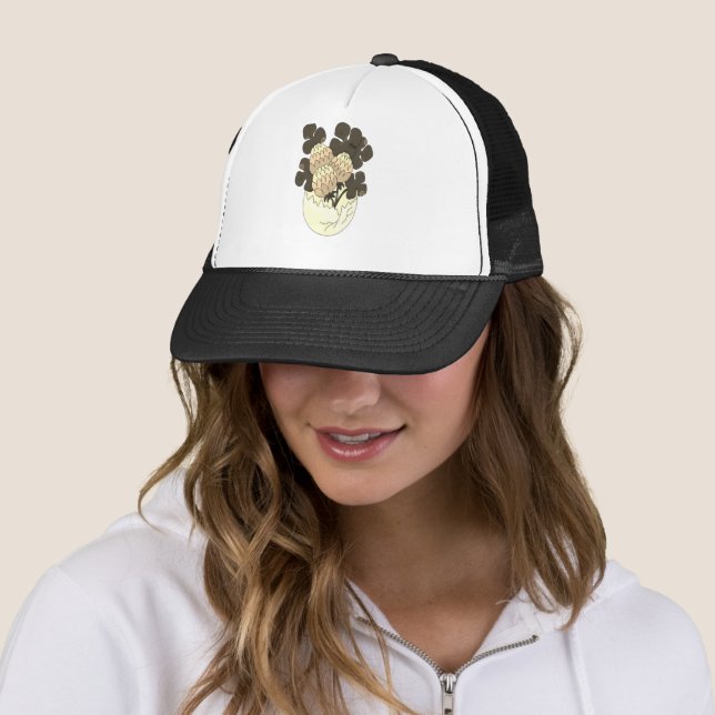 Casquette Début de floraison - Croissance florale de l'intér (En situation)