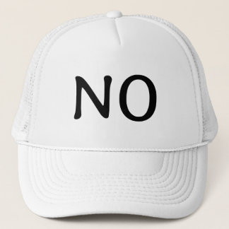 Casquette Déclaration Audacieuse 'Non' Minimaliste