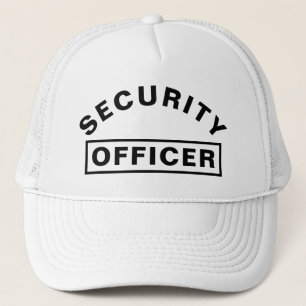 Casquette Déclaration de texte de l'agent de sécurité PERSON