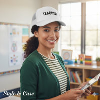 Déclaration Enseignant Texte Trucker Chapeau pour 