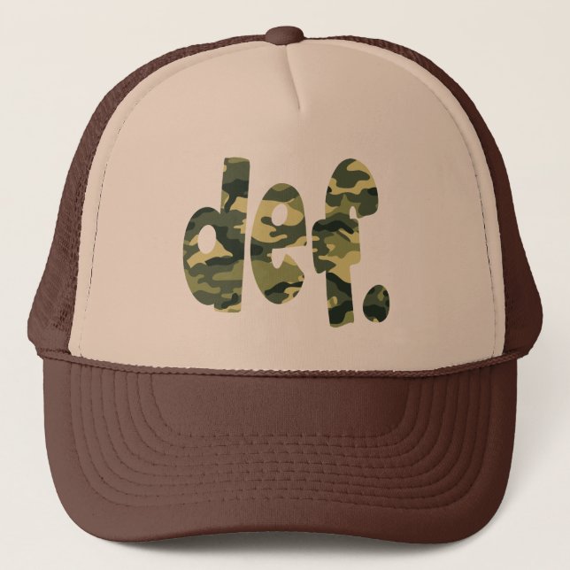 Casquette déf. Camo (Devant)