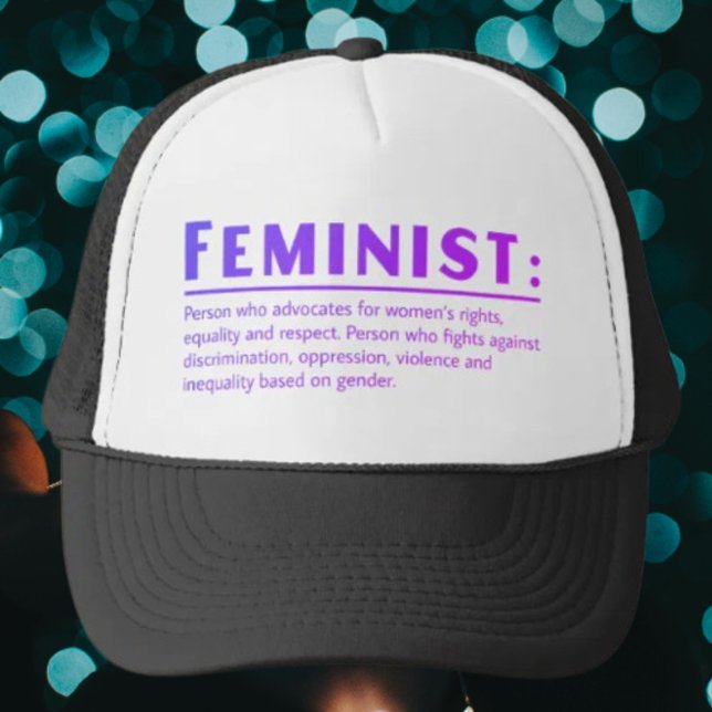 Casquette Définition féministe (Créateur téléchargé)