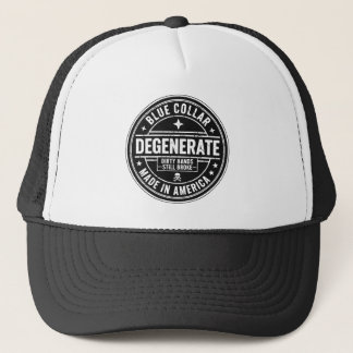 Casquette Dégénéré à Cravate Bleue (Personnalisable)