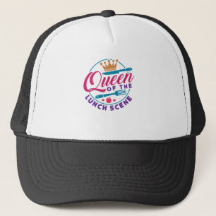 Casquette Déjeuner Dame Reine de la scène du déjeuner