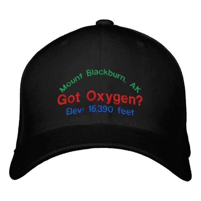 Casquette d'élévation du mont Blackburn Alaska (Devant)