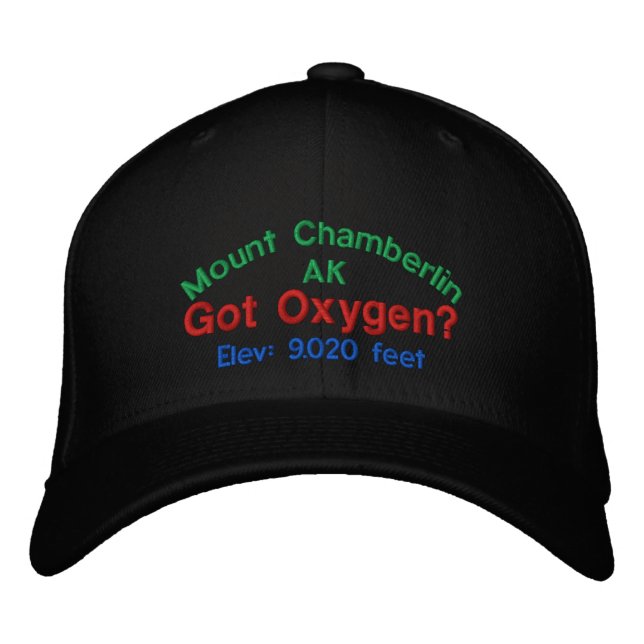 Casquette d'élévation du mont Chamberlin Alaska (Devant)