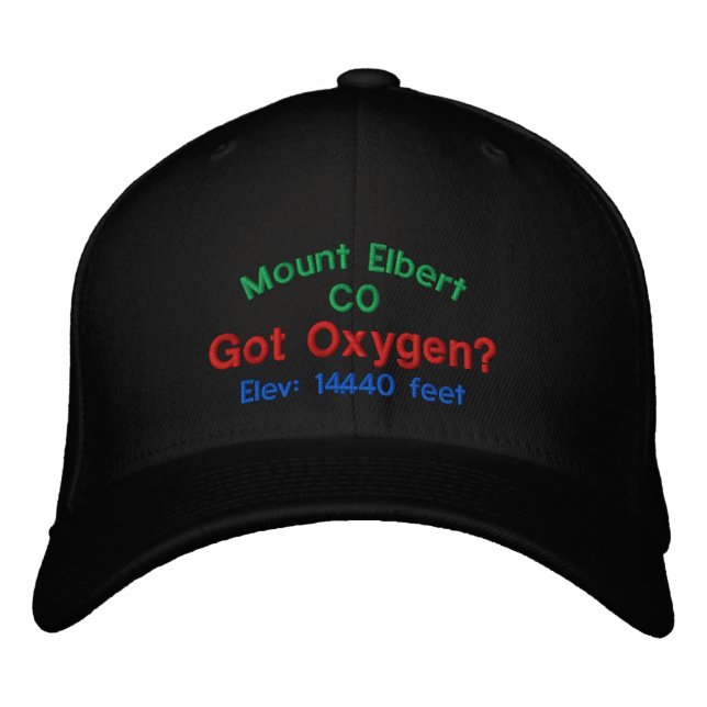 Casquette d'élévation du mont Elbert Colorado (Devant)
