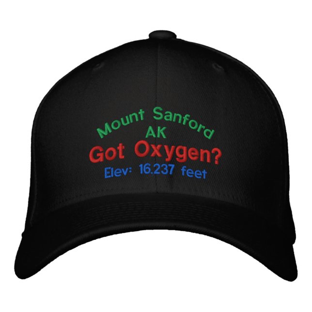 Casquette d'élévation du mont Sanford Alaska (Devant)
