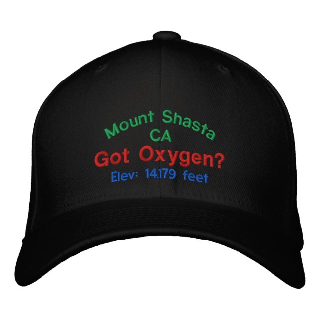 Casquette d'élévation du mont Shasta en Californie (Devant)