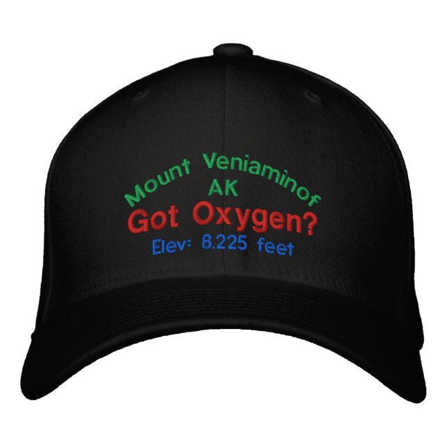 Casquette d'élévation du mont Veniaminof Alaska (Devant)