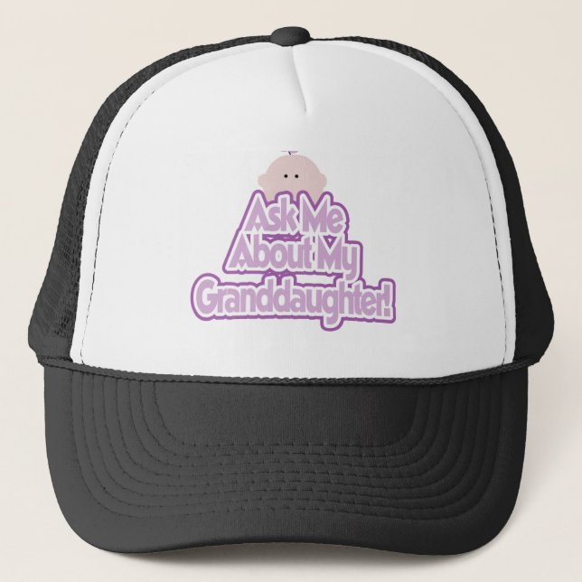 Casquette Demandez des nouvelles de ma petite-fille (Devant)