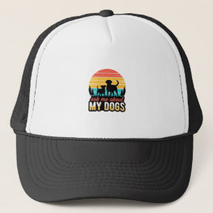 Casquette Demandez-moi à propos de ma conception vintage pou