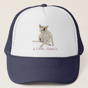 Casquette démangeaisons chien gratter photo avec drôle de sl