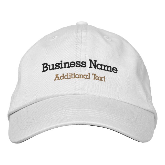 Casquette d'entreprise personnalisé brodé (Devant)