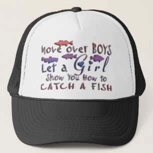 CASQUETTE DÉPLACEZ-VOUS AU-DESSUS DE LA PÊCHE DE FILLES DE