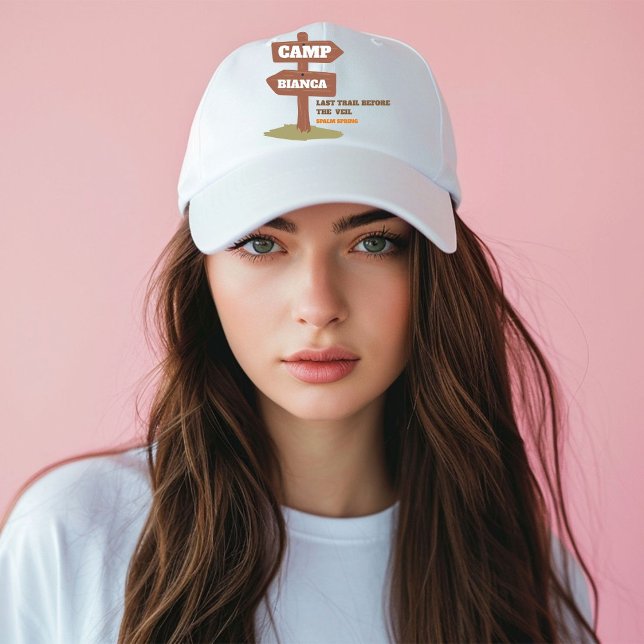 Casquette Dernier sentier avant le voile Camping Bachelorett (Créateur téléchargé)