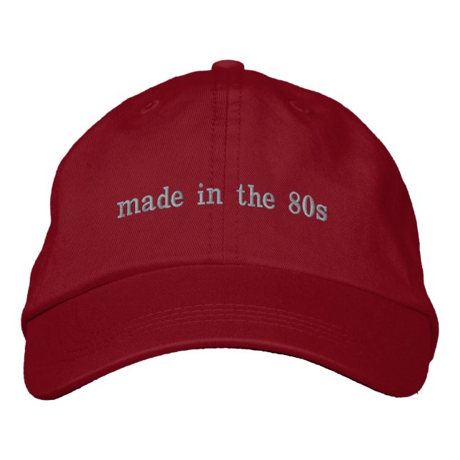 casquette des années 80 - customisez votre année d (Devant)