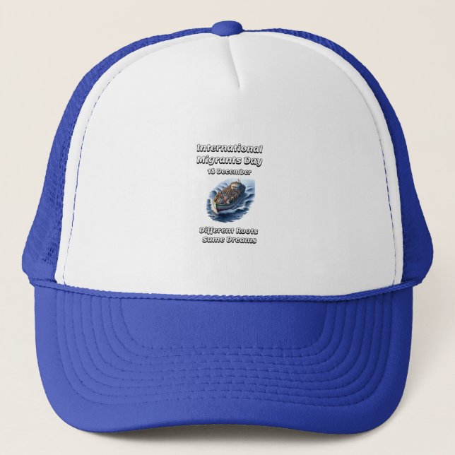 Casquette Des Racines Différentes, Même Rêves. Journée des M (Devant)