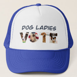Casquette des votes pour les dames de chien