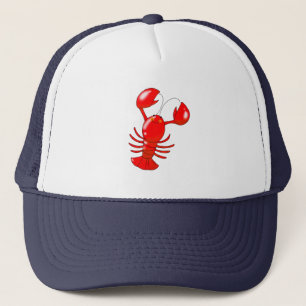 Casquette Design de dessin de homard au homard doux et souri