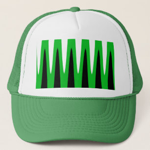 Casquette Design de vague vert