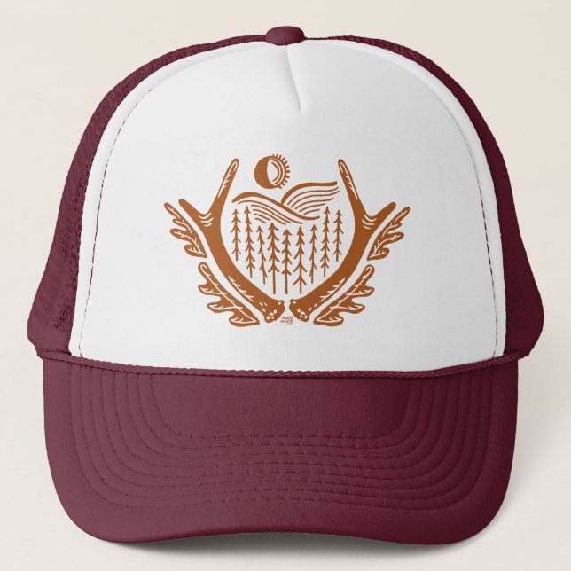 Casquette Design forestier Antler (Devant)