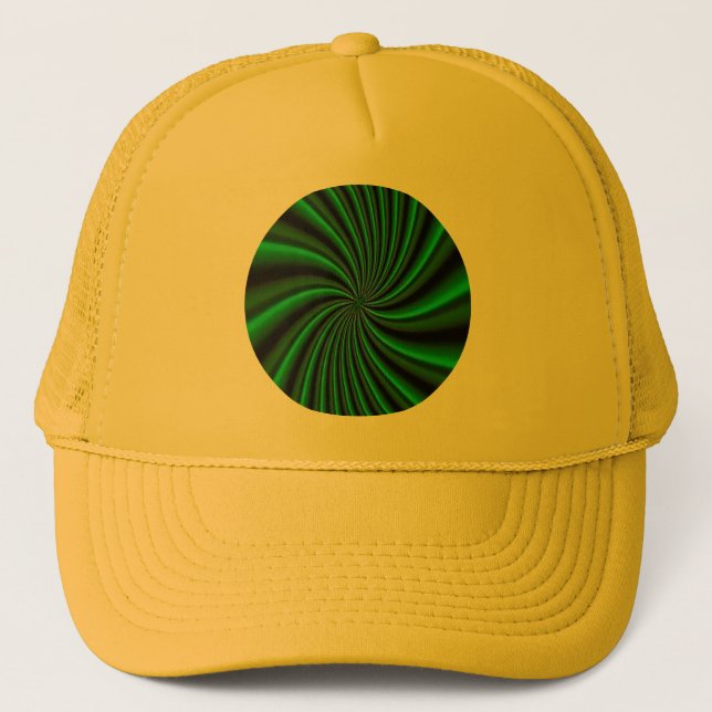 Casquette Design vert crépusculaire (Devant)