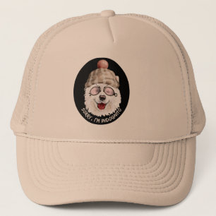 Casquette DÉSOLÉ I'M INDOGNITO (Japanese Spitz) drôle chien