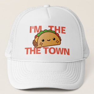 Casquette Dessin amusant de la ville de Taco