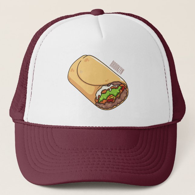 Casquette dessin animé de Burrito (Devant)