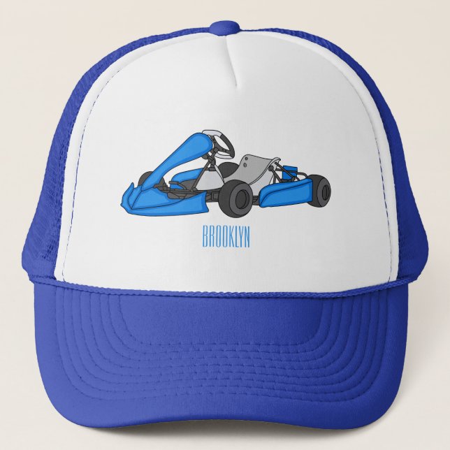Casquette dessin animé de Kart racing (Devant)