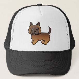 Casquette Dessin de chien cartoon de Terrier Cairn Bringé Ro