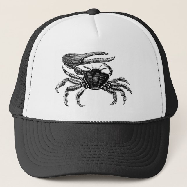 Casquette Dessin de crabe de violoneur (Devant)