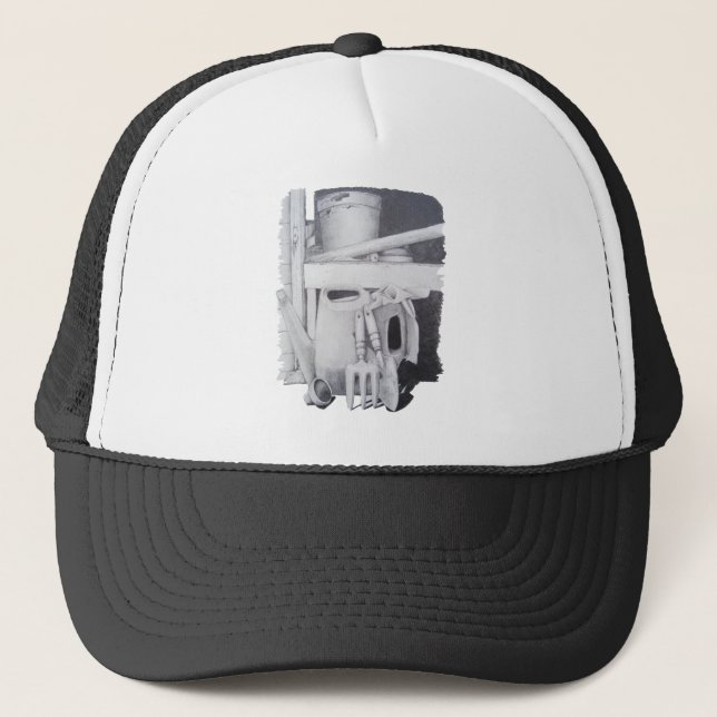 Casquette Dessin de la vie continue outils de jardin pour ja (Devant)