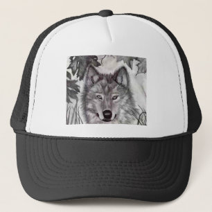 Casquette Dessin de loup