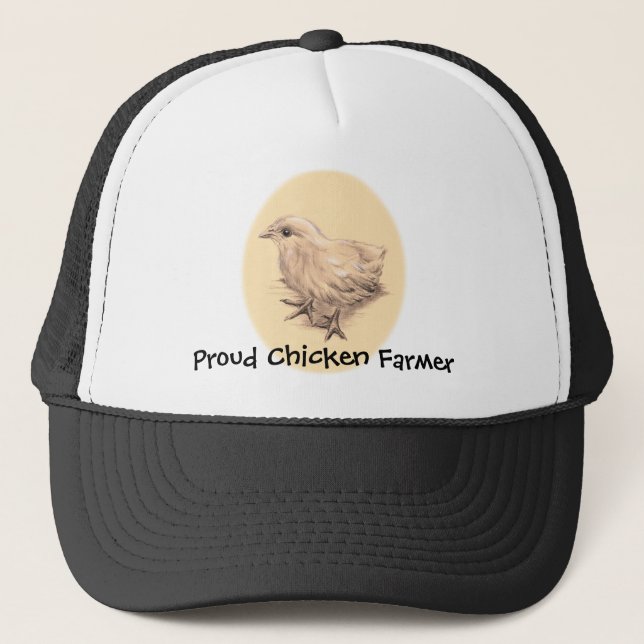 Casquette Dessin de poulet pour bébés (Devant)