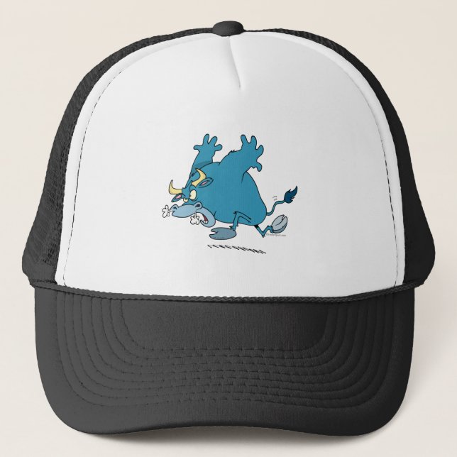 Casquette dessin de taureau chargé (Devant)