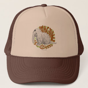 Casquette Dessin esquissé noir et blanc de Snuffleupagus